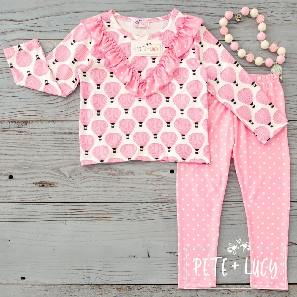 Pete and Lucy 2 piece long sleeve and pants set